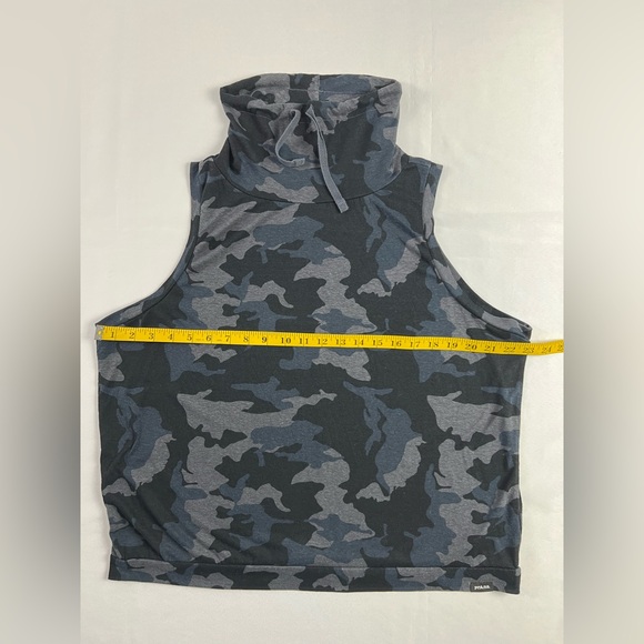 Prana Cozy Up Barmsee Camo Sleeveless Hemp Blend Top - Picture 7 of 11